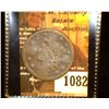 Image 1 : 1082.         U.S. Large Cent c/s "E.S. Combs" twice.
