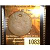 Image 1 : 1083.         Old U.S. Large Cent. c/s "JP".