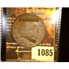 Image 1 : 1085.         1820 U.S. Large Cent c/s "C.Leonard" twice on the obverse and once on reverse.