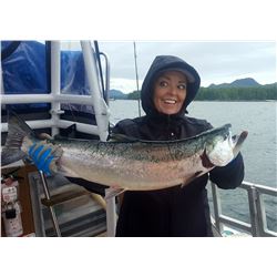 British Columbia – One day of Salmon Fishing or Whale watching for up to 4 People