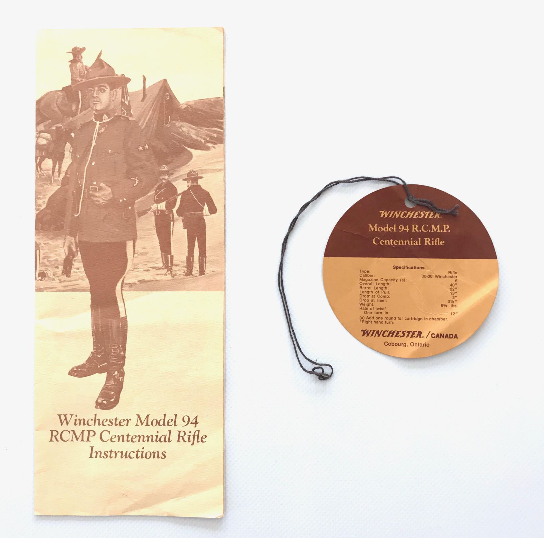 Rcmp Rifle Winchester Commemorative 1873-1973 RCMP rifle 30-30 Win.