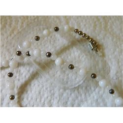 EYE GLASS CHAIN - GENUINE NATURAL GEMSTONES &/OR FRESH WATER PEARLS - EACH  APPROX 23" LONG
