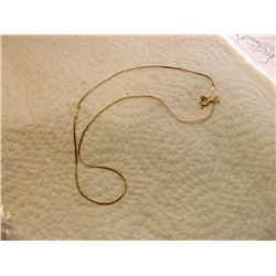 NECKLACE CHAIN -10K YELLOW GOLD - 14" LONG - 1.3GMS - SUGGESTED RETAIL $275