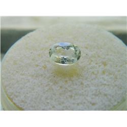 GEM STONE - OVAL FACETED WHITE TOPAZ - 8.0L X 5.6W X 3.9H mm - ~1.24CT