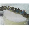 Image 4 : STRING OF ASSORTED POLISHED FREE FORM AND ROUND GEMS - LOOK LIKE MYSTIC TOPAZ - APPROX. 45PC ON STRA