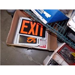 BOX OF NEW SIGNS