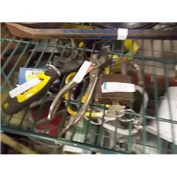 NEW STUBBY SHOPPRO CRESENT WRENCH PLUS & LOCK WITH KEY &  CUTTER = 3 PC TTL