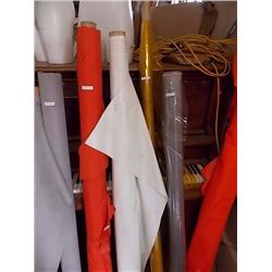 ROLL OF PLASTIC - WHITE