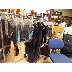 RACK OF COSTUMES & NEW CLOTHING
