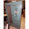 Image 1 : VINTAGE CABINET - 2 DOOR - GREEN