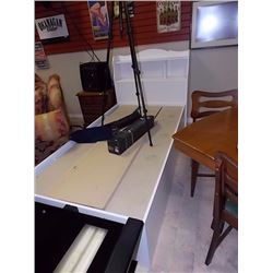 NEW WHITE CAPTAINS BED - MATTRESS NOT INCLUDED