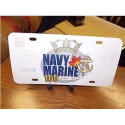 NAVY MARINE NOVILTY LICENSE PLATE
