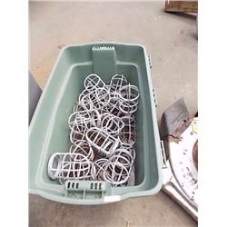 BIN OF ALUMINUM LITE COVERS