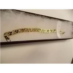 BRACELET - GOLD - STAMPED 24K HSE - UNTESTED