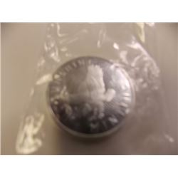 SILVER ROUND - 1/2 OZ SUNDHINE MINTING - .999 FINE SILVER WITH DECODER ON BACK - EAGLE & SUN MOTIF