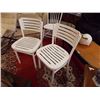 Image 1 : WHITE SIDE CHAIRS - 2 TTL