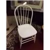 Image 1 : VINTAGE OLD COUNTRY DINING CHAIR - WHITE