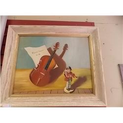 FRAME OIL PICTURE - VIOLIN SONATA IN AB