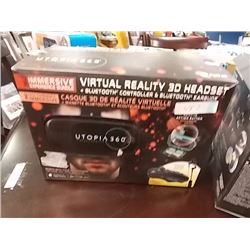 UTOPIA 360 VIRTUAL REALITY 3D HEADSET - FOR SMART PHONE