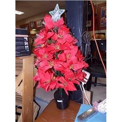 LED LIGHTED POINSETA