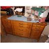 Image 1 : DRESSER - FRENCH PROVINCIAL - 5 DRAWER & 2 DOOR