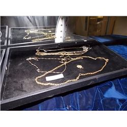 TRAY OF ASSORTED JEWELRY - TRAY NOT INCLUDED