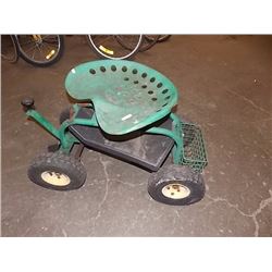 GARDEN WAGON - WITH TRACTOR SEAT