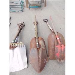 BARN SHOVEL AND 1 OTHER SHOVEL