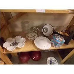 SHELF OF COLLECTABLES