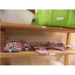 SHELF OF KIDS CROWNS