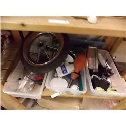 SHELF OF NEW & USED ITEMS