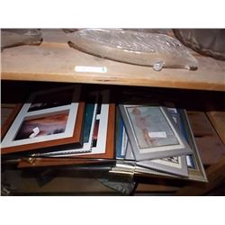 BOX OF ASSORTED PICTURE FRAMES