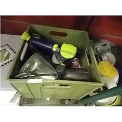 CRATE OF HARDWARE, OIL & MORE