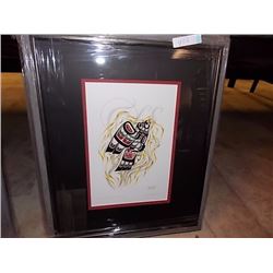 FRAMED RCHARD SHORTY PRINT - RISING UP FROM THE ASHES