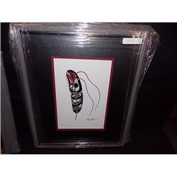 FRAMED RCHARD SHORTY PRINT - FEATHER FEATHER