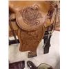 Image 2 : WESTERN SADDLE - HAND TOOLED - LIKE NEW