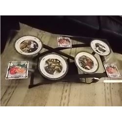 DISHES, TEA SET, TILES & MORE - 10PC TTL