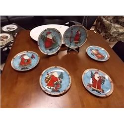 COLLECTORS PLATES - FRANKLIN MINT - 6 TTL