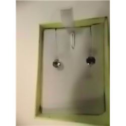 EARRINGS- 1.4CT AMETHYST IN 14K GOLD SETTING - INCLUDES CERTIFICATE $350