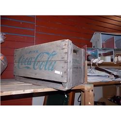 VINTAGE WOOD CRATE - COCA-COLA
