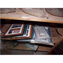 BOX OF ASSORTED PICTURE FRAMES