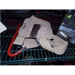 LEATHER TOOL BELT & PRY BAR