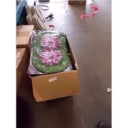 BOX OF NEW ARTIFICIAL POND LILIES