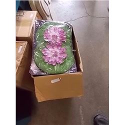 BOX OF NEW ARTIFICIAL POND LILIES