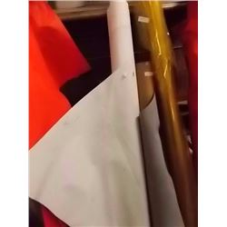 ROLL OF PLASTIC - WHITE