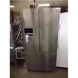 FRIDGE - KENMORE -STAINLESS STEEL - 2 DOOR, 1 FREEZER DRAWER - WATER/ICE AT DOOR -  STR