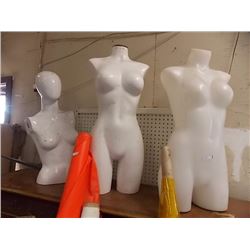 MANNIQUIN BUSTS - 3 TTL