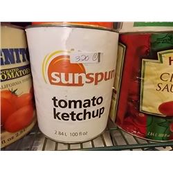 SUN SPUN TOMATO KETCHUP - 2.84L