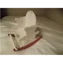 CHILD'S SHABBY SHEEK ROCKER