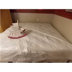 KING MATTRESS - DAMAGED - AS-IS